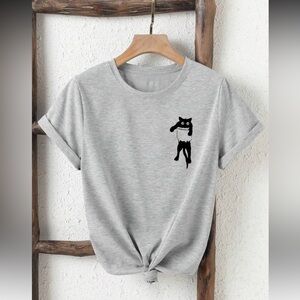 SHEIN || NWOT Kitty in the Pocket (M)